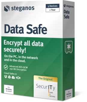 Steganos Data Safe packaging – right view