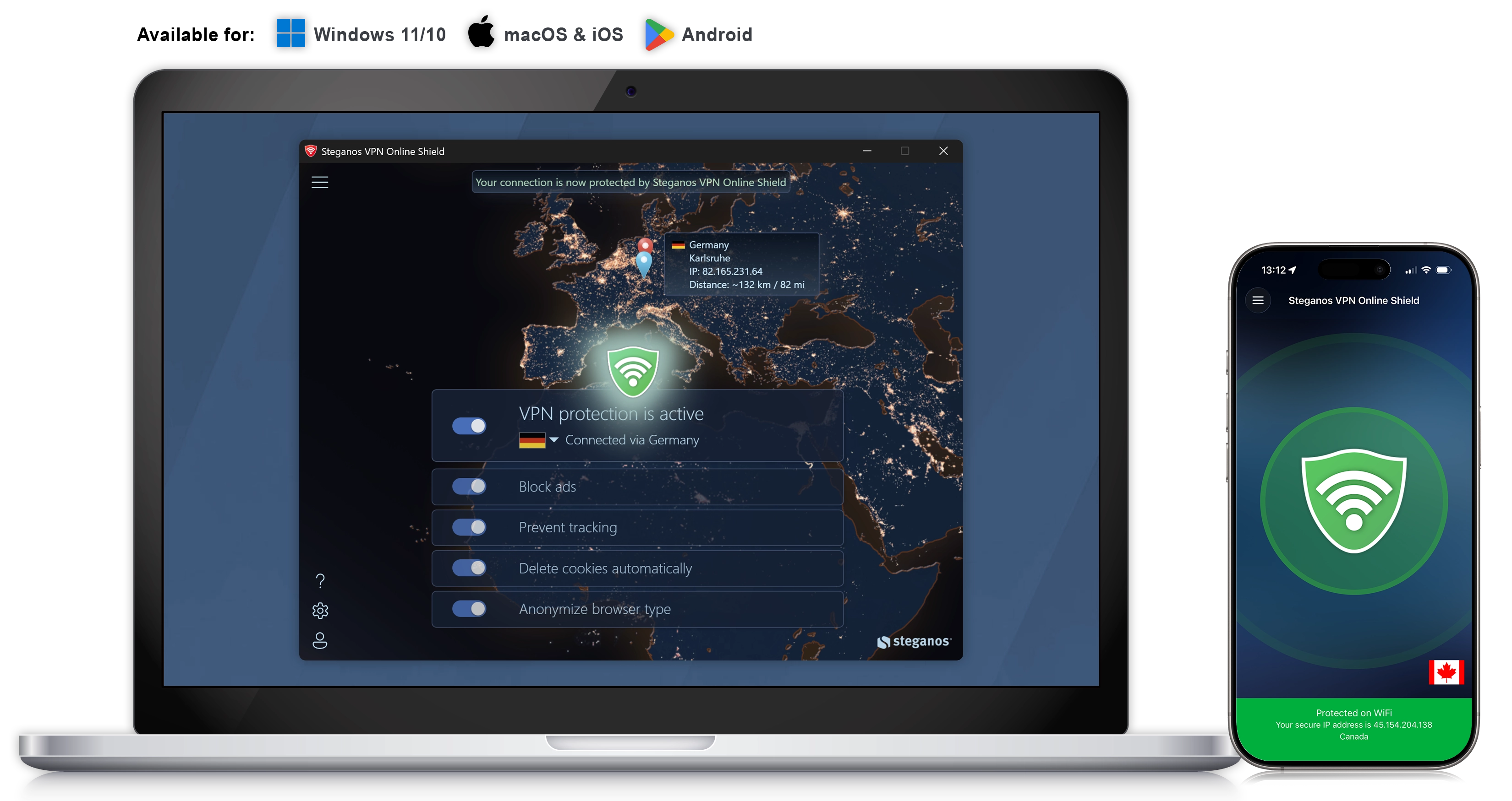 Steganos VPN Online Shield